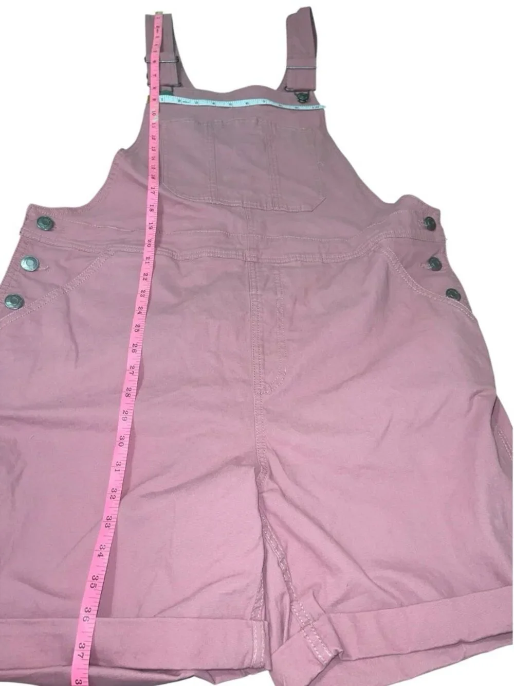 Blue Mountain Women's Large BIB Canvas Shortall Mesa Rose Pink 2424937